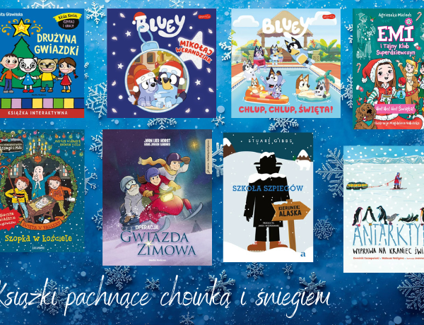 Książeczki pachnące choinką i śniegiem